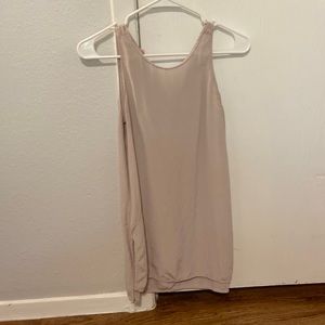 Silk tank top